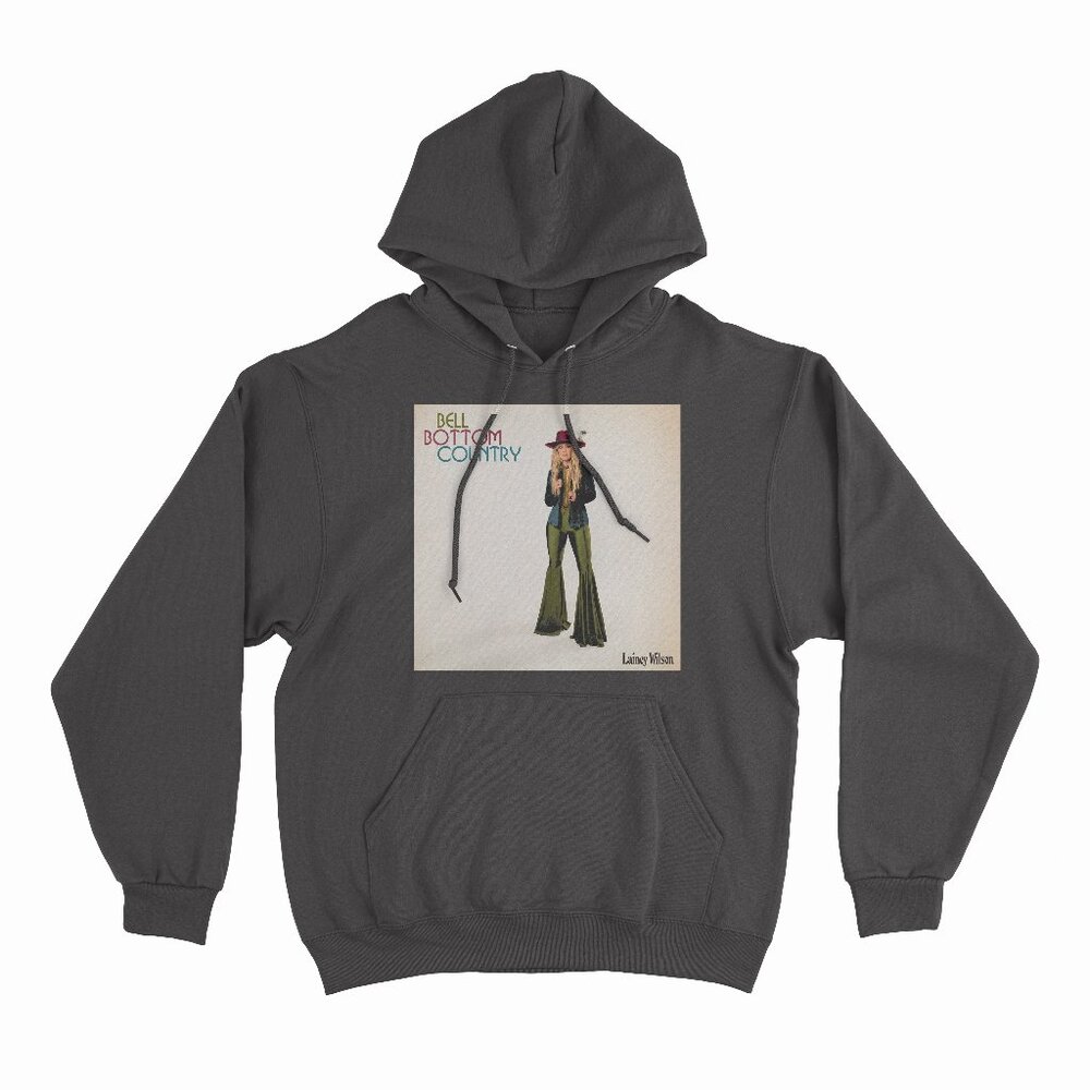 Bell Bottom Country - Lainey Wilson Black Hoodie